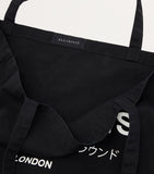 AllSaints Underground organic cotton tote bag, imported from the UK