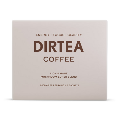 Holland & Barrett DIRTEA Coffee Lion's Mane Mushroom Super Blend 7x Sachets- Buy online at McGrocer