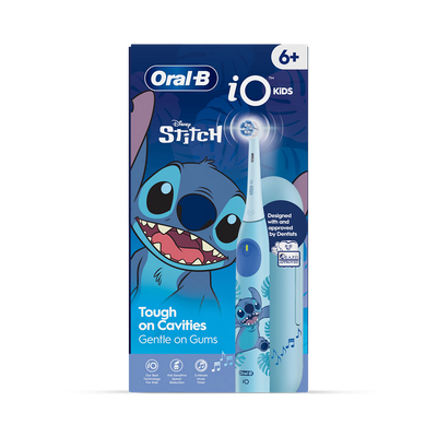 Holland & Barrett Oral-B iO Kids Disney Stitch Electric Toothbrush, 1 Toothbrush Head, 1 Travel Case- Buy online at McGrocer