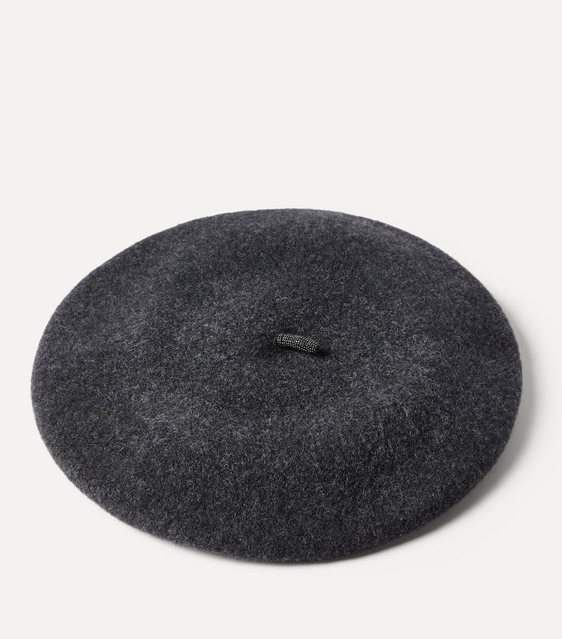 Brunello Cucinelli wool monili beret (British brand)