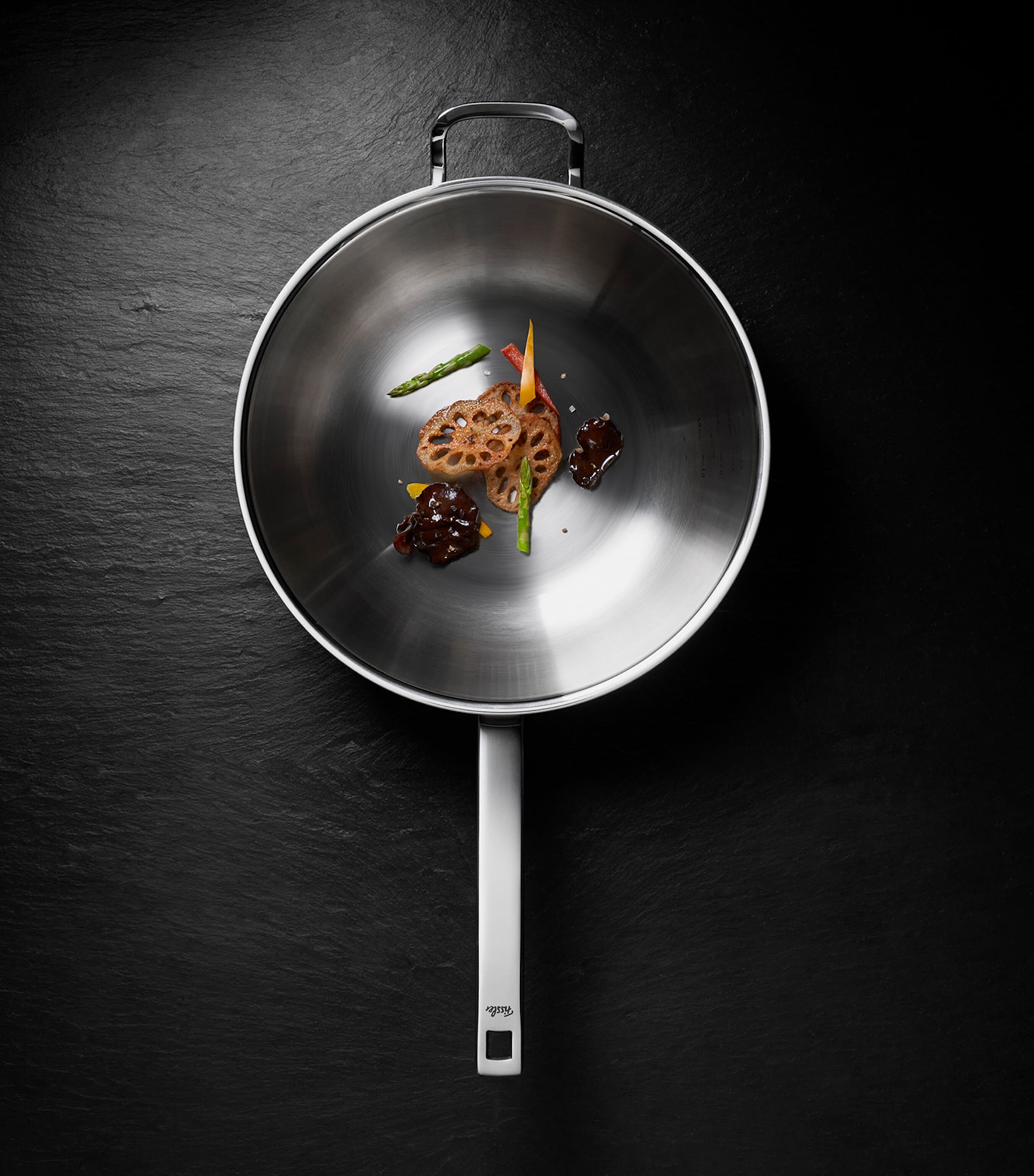 Fissler Handled-Wok with Lid 32cm - British product