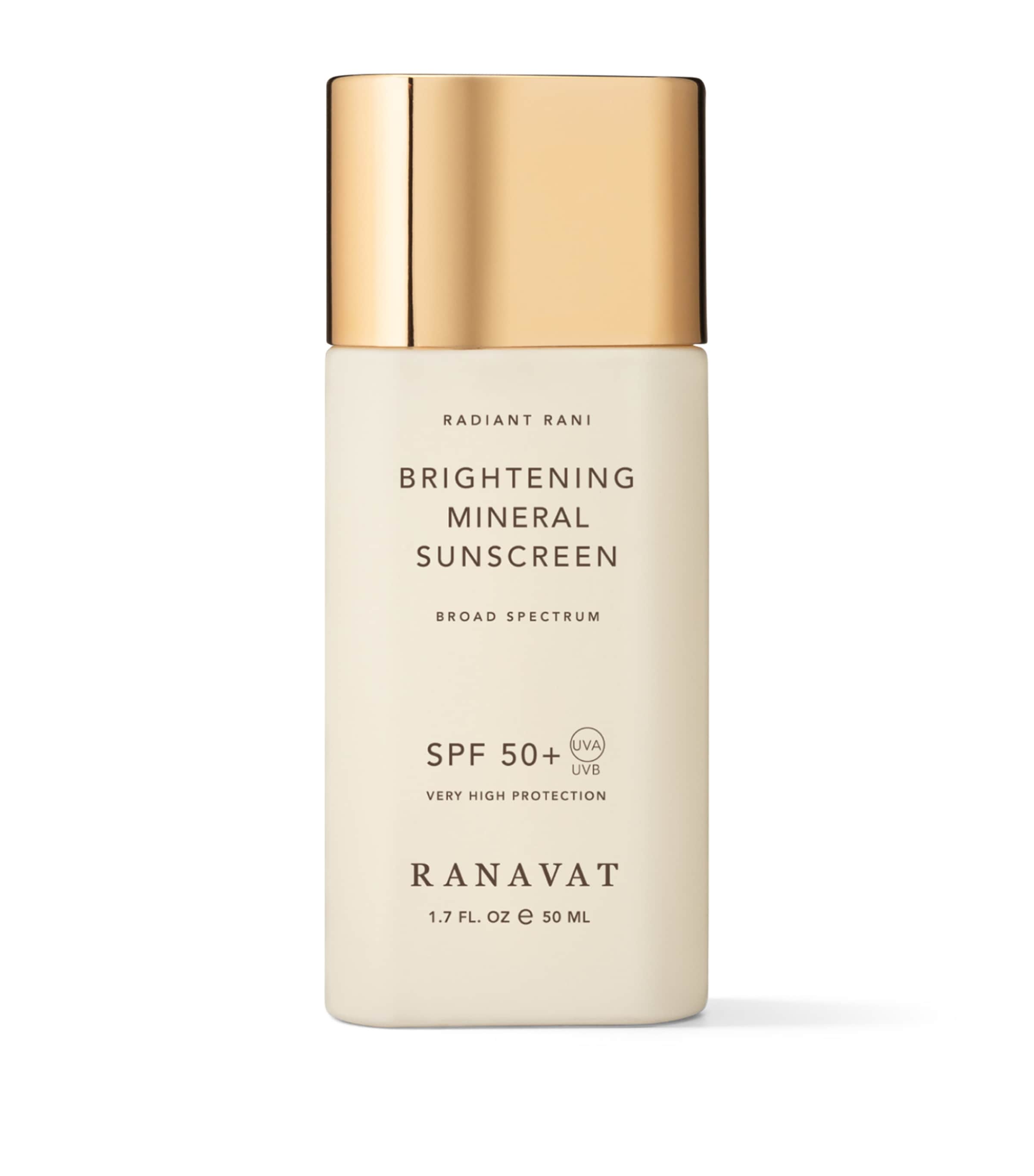 Ranavat Brightening Mineral Sunscreen SPF 50+, imported from the UK