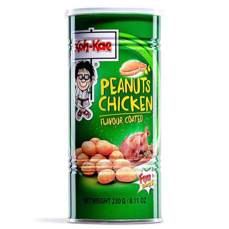 Koh-Kae chicken flavour coated peanuts, imported from the UK