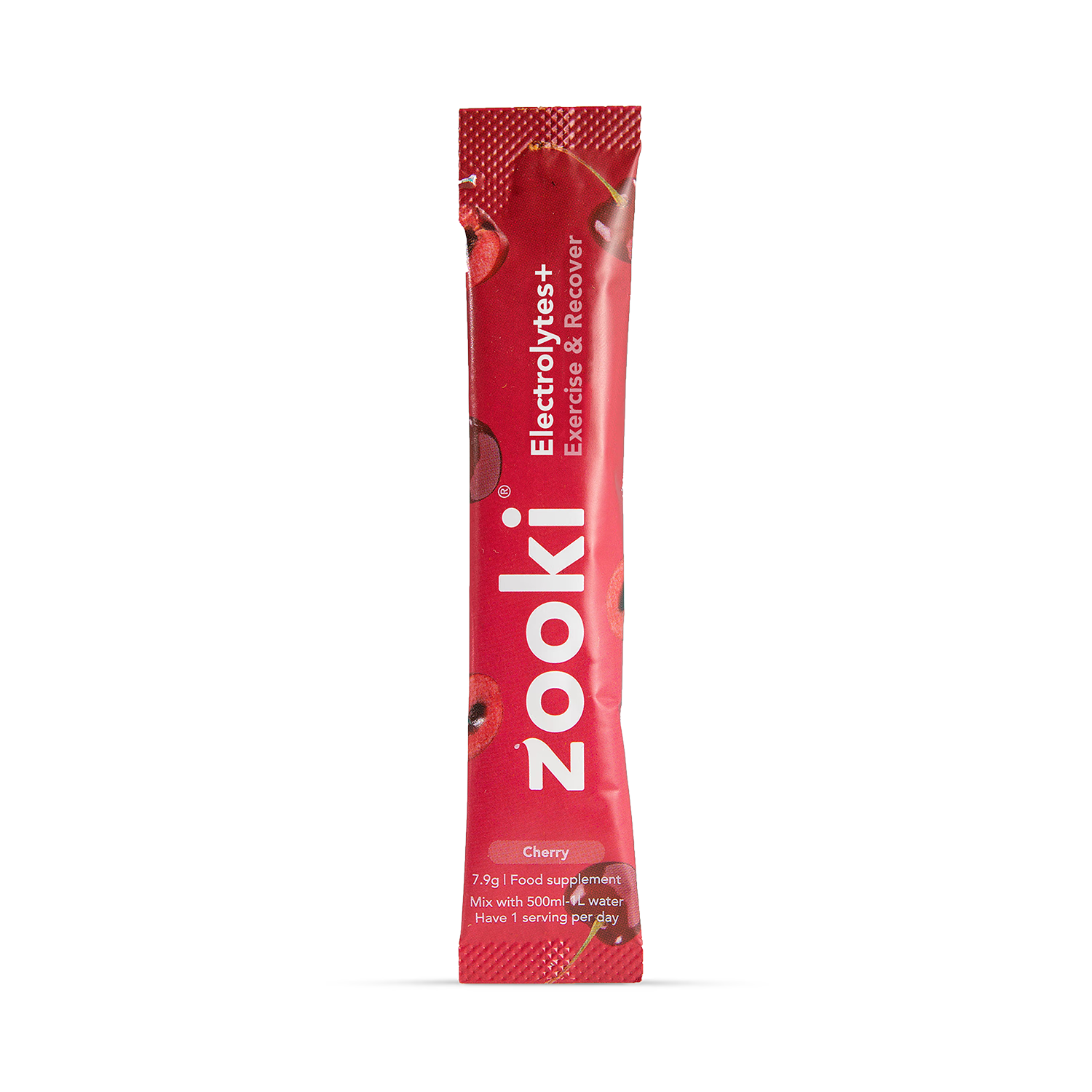 Zooki Electrolyte Powder Cherry Flavour 30 Sachets (British brand)