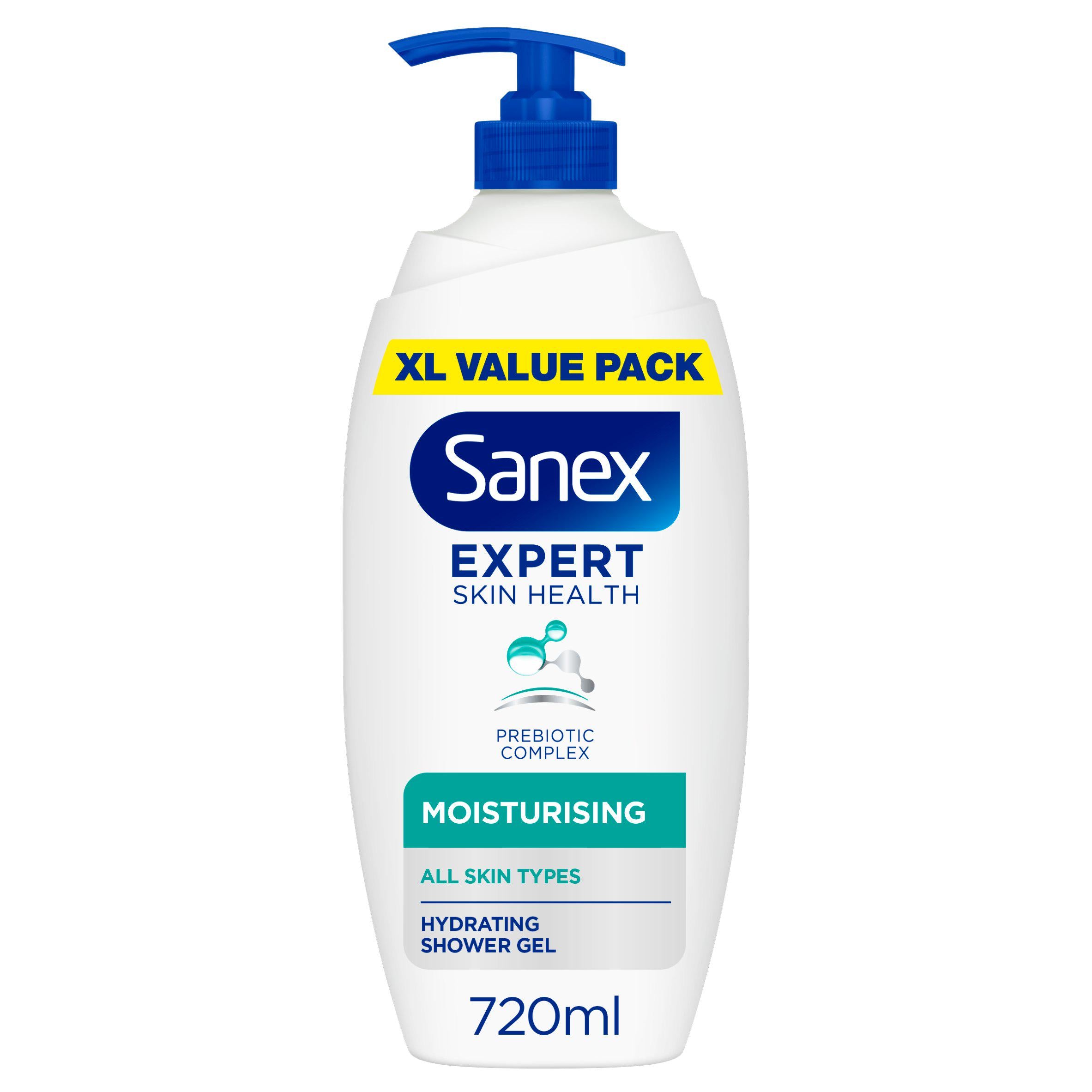 Sanex Expert Skin Health Moisturising Shower Gel Pump 720ml Sanex Sainsburys   