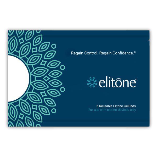 Elitone reusable gel pads 5 pack for pelvic floor therapy (British brand)