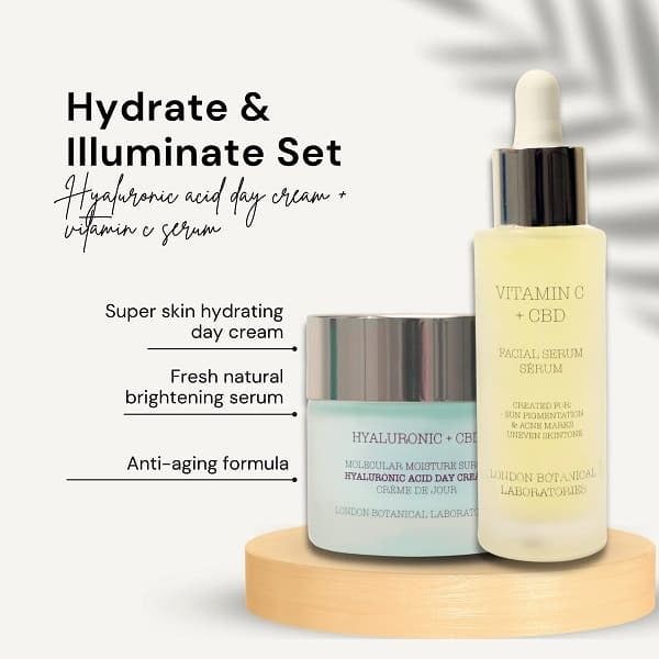 London Botanical Laboratories HA Day Cream + Vit C Serum GOODS Superdrug   