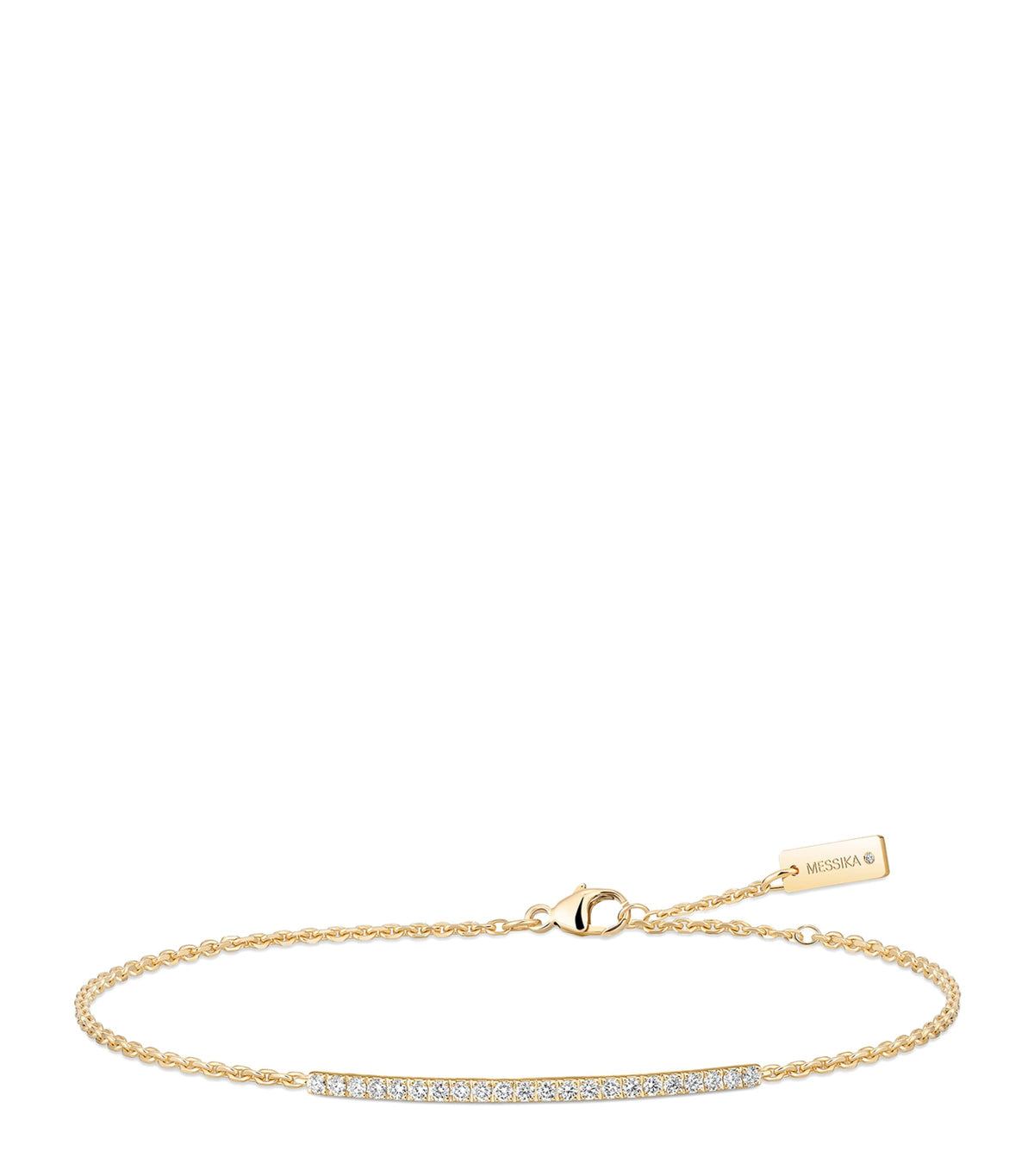Messika Gatsby yellow gold diamond pavé bracelet 0.25ct - British product