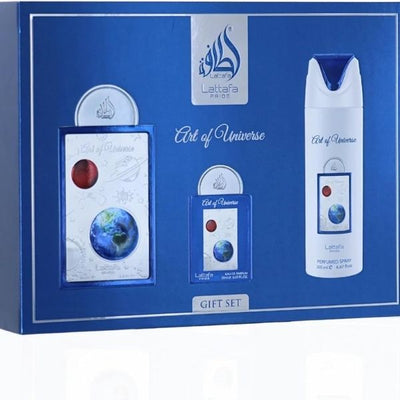 Superdrug Lattafa Pride Art Of Universe 3 Piece Fragrance Gift Set- Buy online at McGrocer