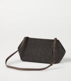 Brunello Cucinelli beaded leather clutch bag - British product