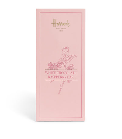 Harrods Harrods White Chocolate Raspberry Bar 80g- Buy online at McGrocer