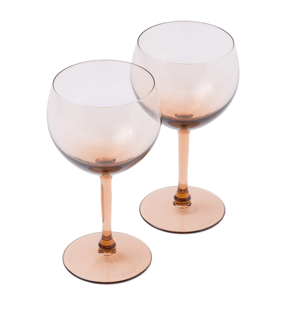 Prada New York red wine glasses 2-pack imported from the UK