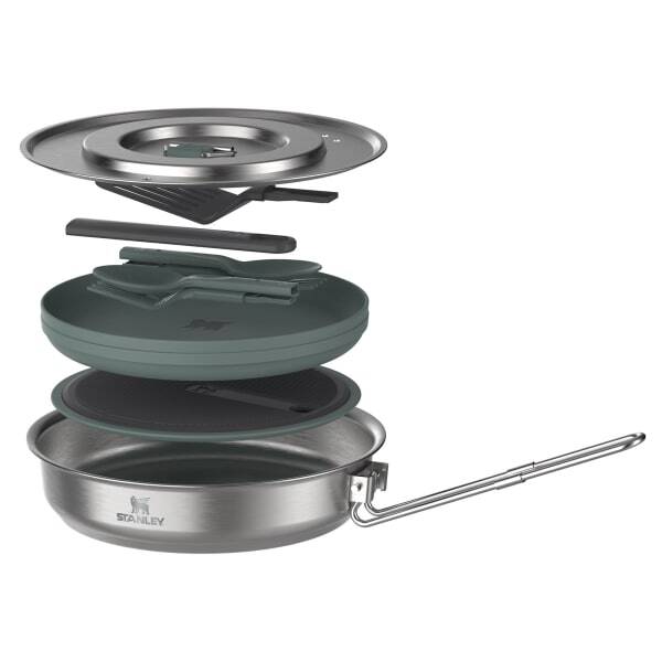 Stanley Wildfare Core Fry Pan Cookset 12-piece camping cookset (British brand)