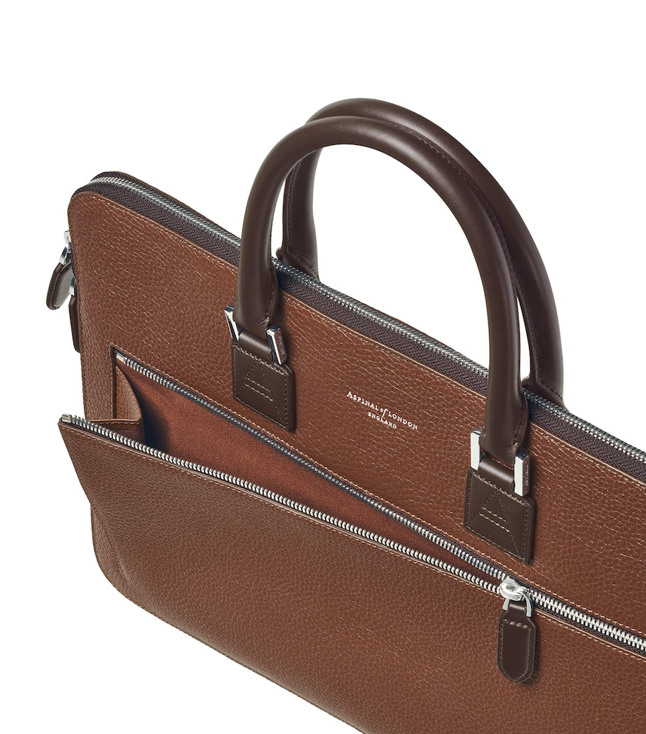 Aspinal of London leather Connaught briefcase, UK version