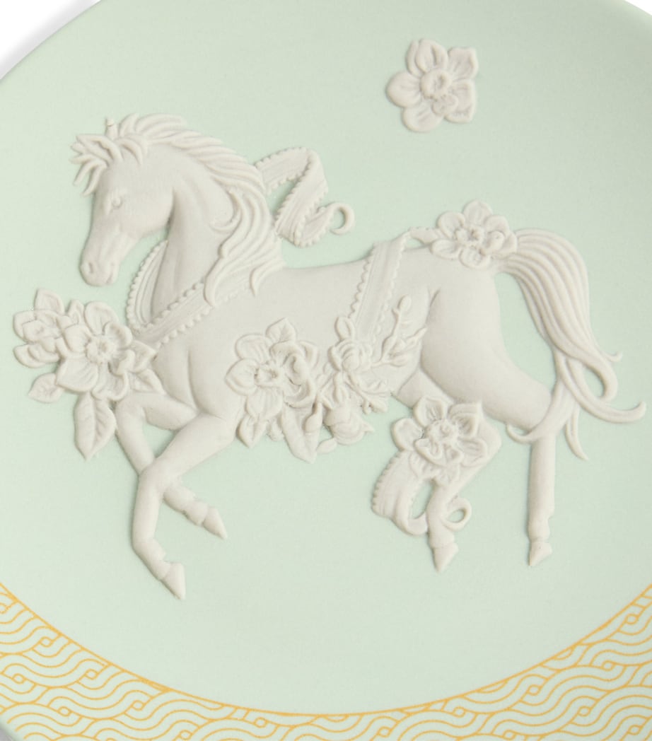 Wedgwood Jasperware Annual Eto Horse Tray 12cm (British brand)