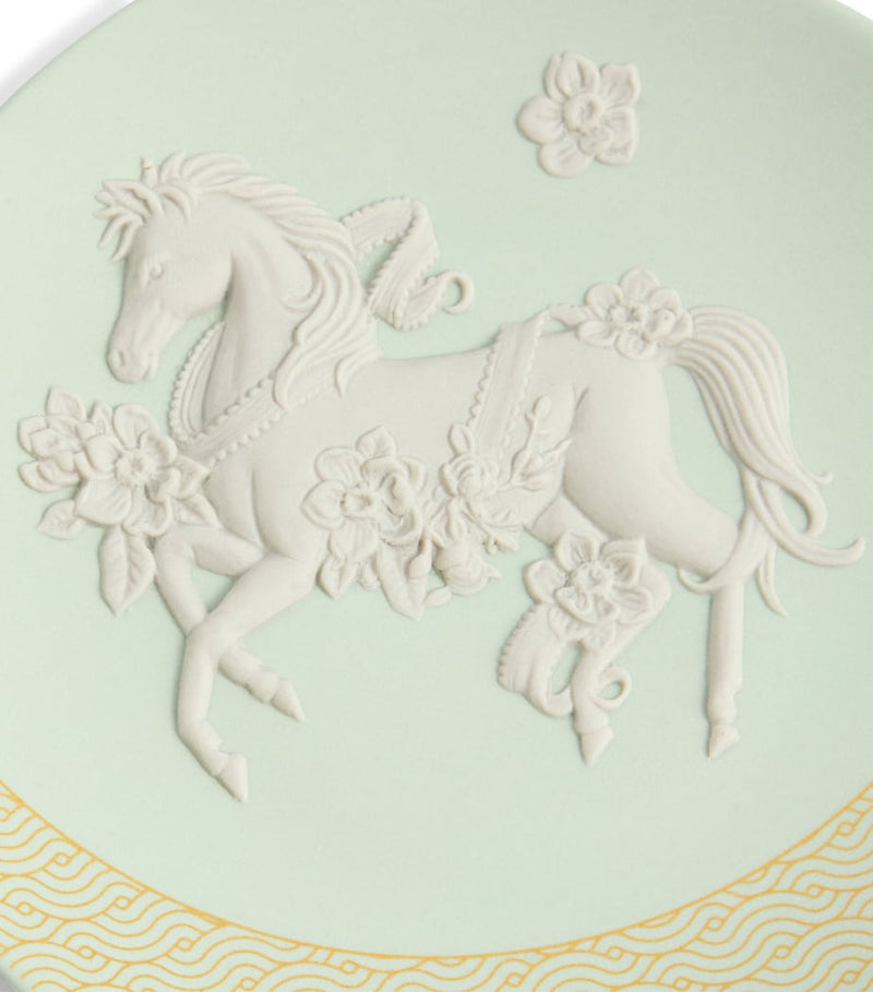 Wedgwood Jasperware Annual Eto Horse Tray 12cm (British brand)