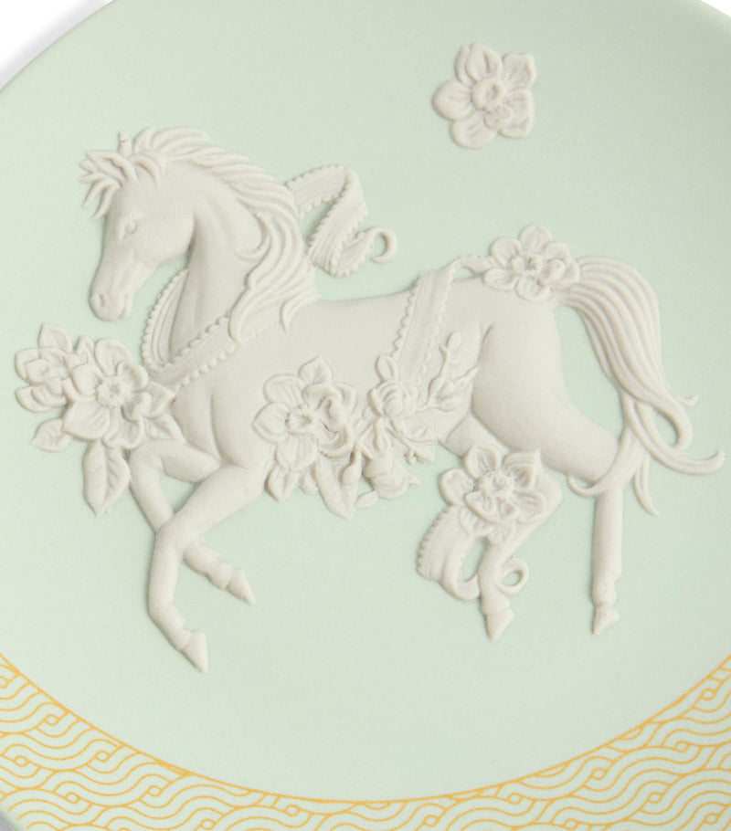 Wedgwood Jasperware Annual Eto Horse Tray 12cm (British brand)