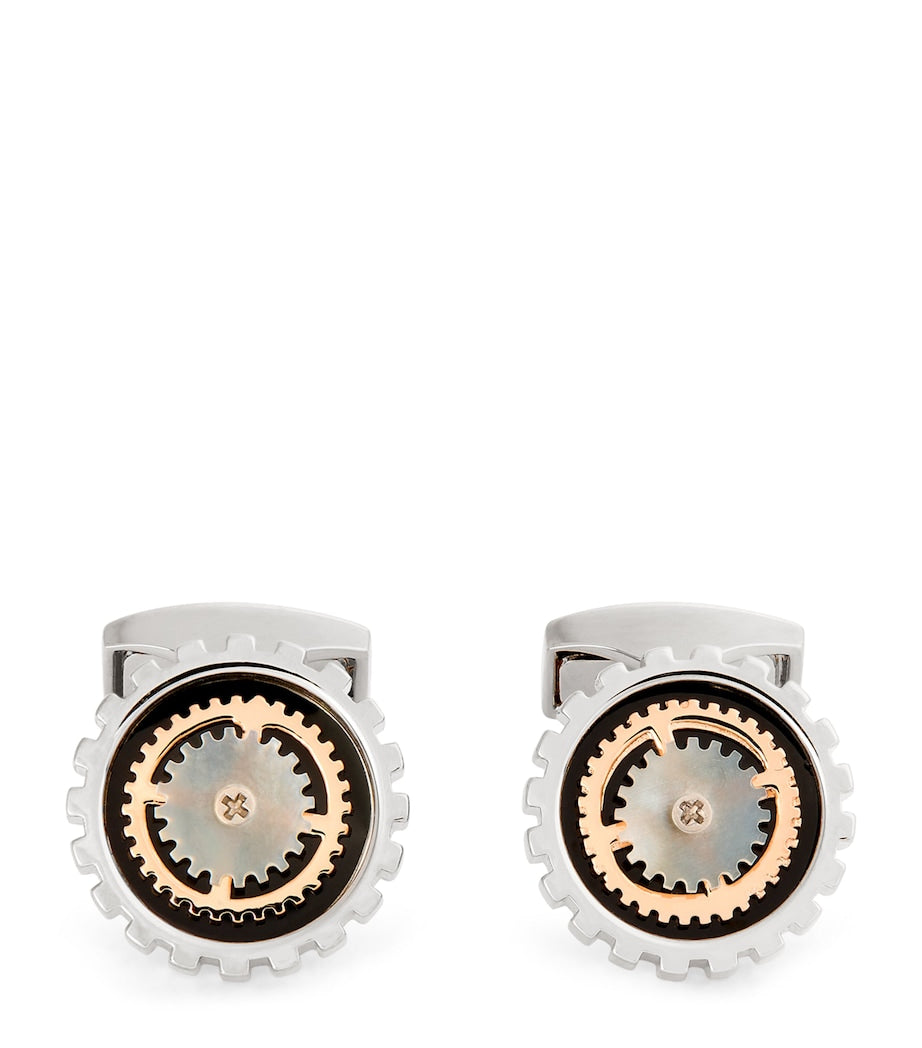 Tateossian Rotare Gear cufflinks (British brand)