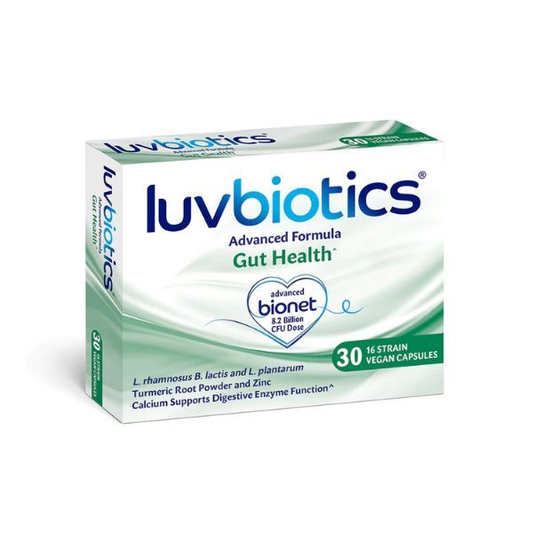 Luvbiotics Probiotic Gut Health 30 Vegan Capsules