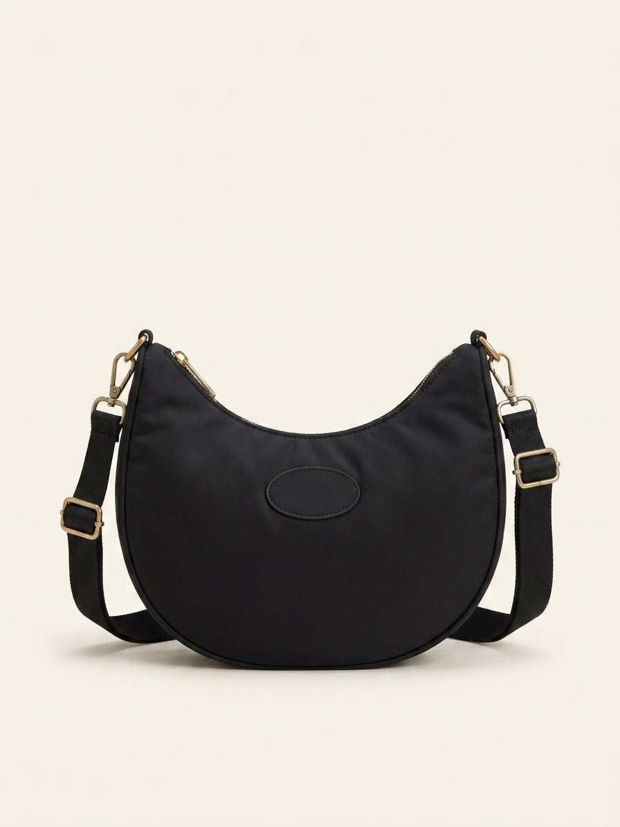 Burberry horseshoe woven cross-body bag, imported from the UK