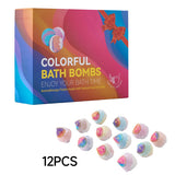 Livingandhome bath bombs set 12 fizzy bubble bath, imported from the UK