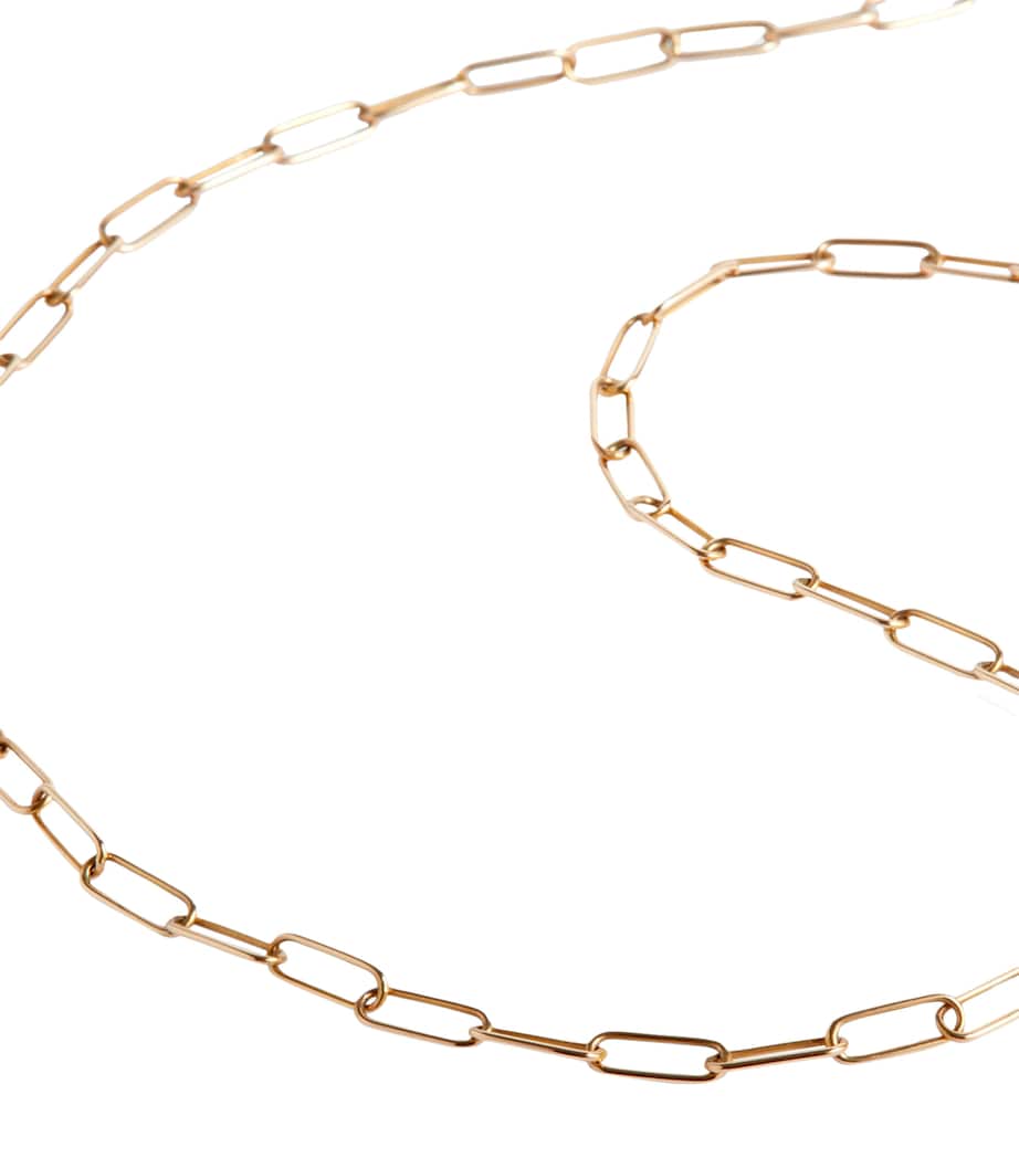 Annoushka mini yellow gold cable chain necklace - British product