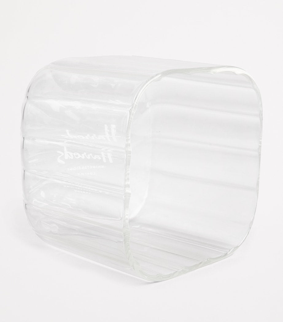 Harrods small glass storage jar 10cm height - British product