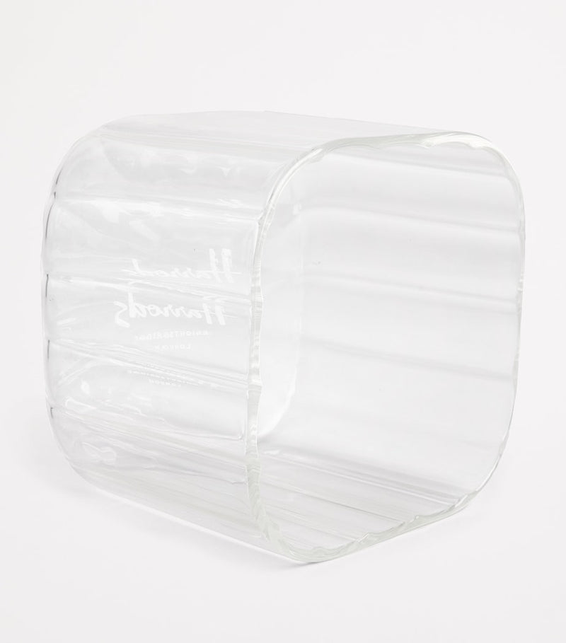 Harrods small glass storage jar 10cm height - British product