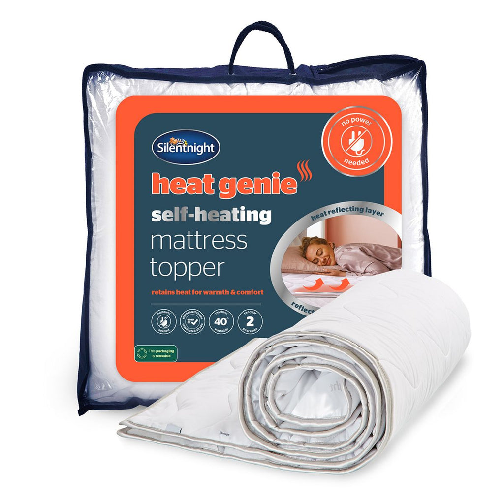 Silentnight Heat Genie Self Heating Mattress Topper Double