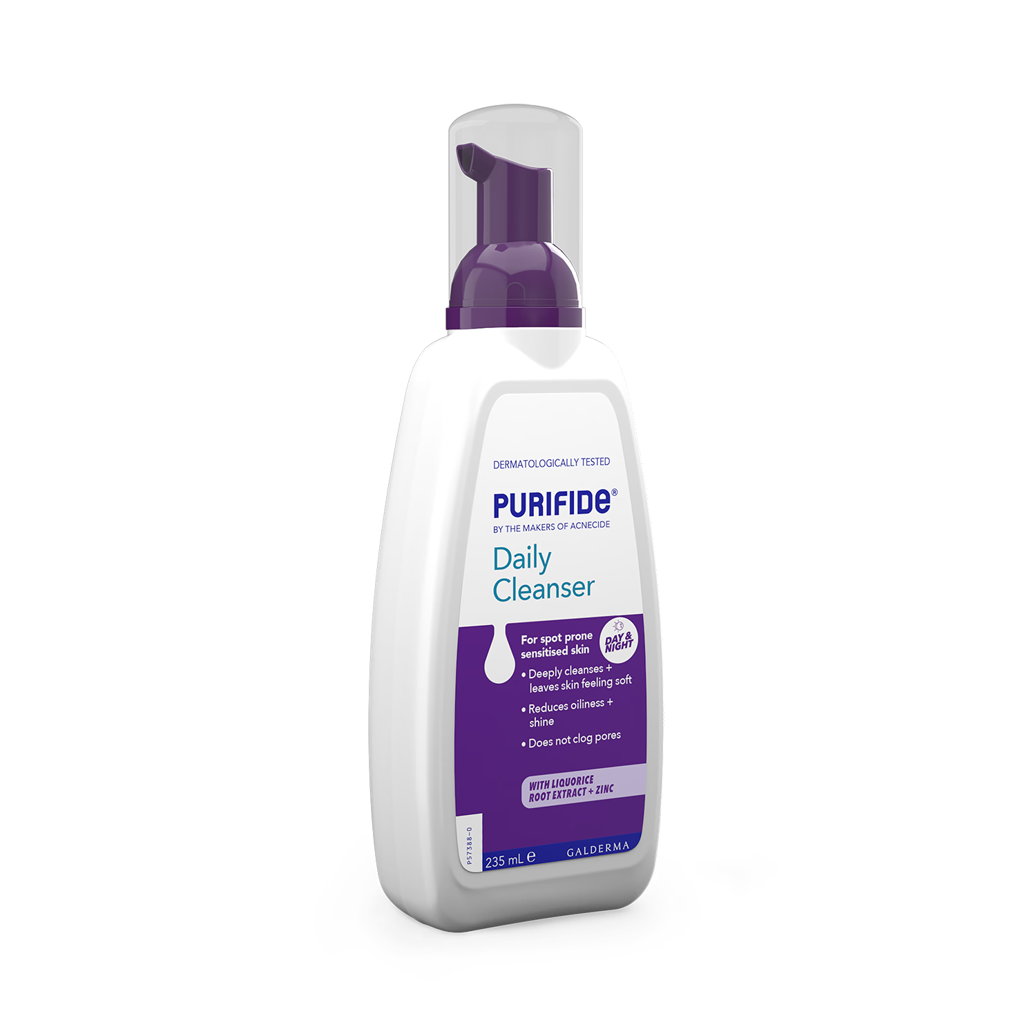 Acnecide Purifide face wash with zinc 235ml (British brand)