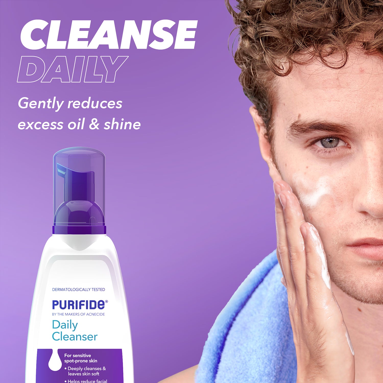 Acnecide Purifide face wash with zinc 235ml (British brand)