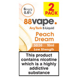 88Vape Anytank E-Liquid Peach Dream 50/50 GOODS ASDA   