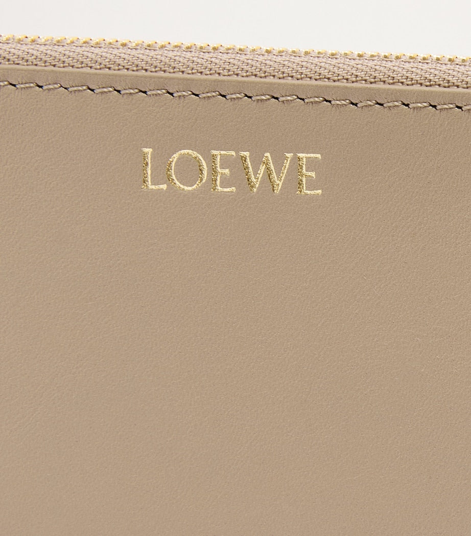 LOEWE Leather Knot Card Holder, luxury calfskin, imported from the UK