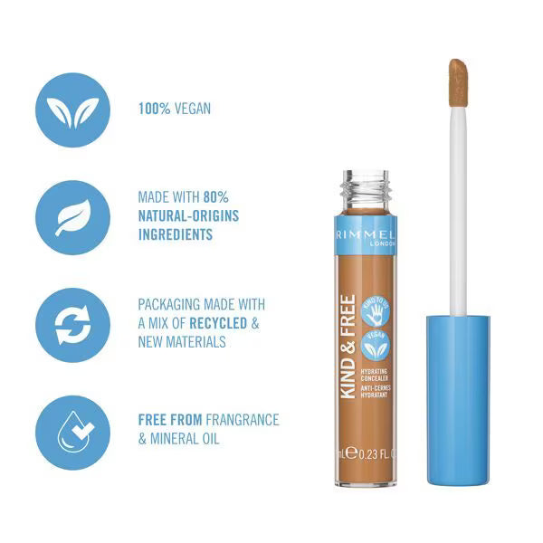 Rimmel Kind & Free hydrating concealer tan, imported from the UK