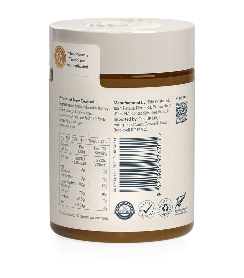 Tahi Honey Manuka Honey UMF 10+ MGO 263+ 400g (British brand)