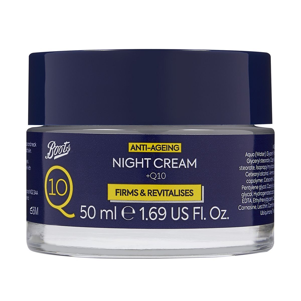 Boots Q10 Anti-Ageing Night Cream 50ml GOODS Boots   