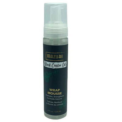 Superdrug Mazuri Black Castor Oil Wrap Mousse Hair Care- Buy online at McGrocer
