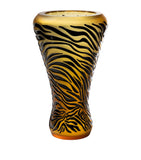 Lalique crystal tiger vase 45cm, imported from the UK