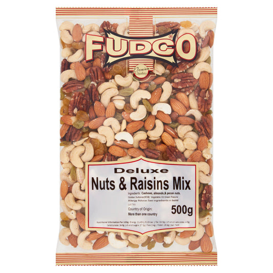 Fudco Deluxe Nuts & Raisins Mix 500g Asian Sainsburys   