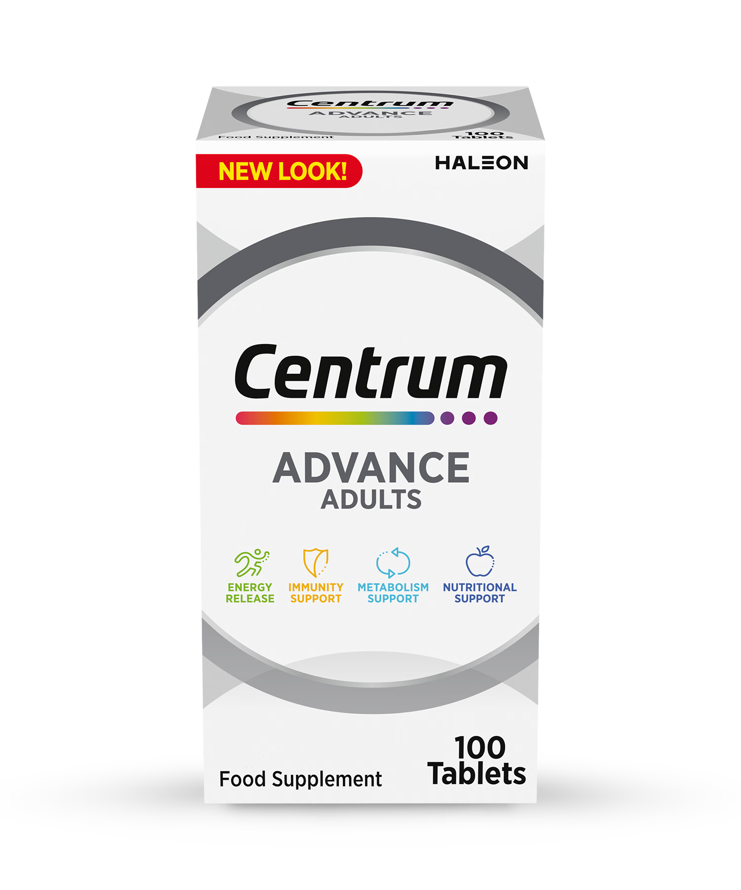 Centrum Advance multivitamins 100 tablets, imported from the UK