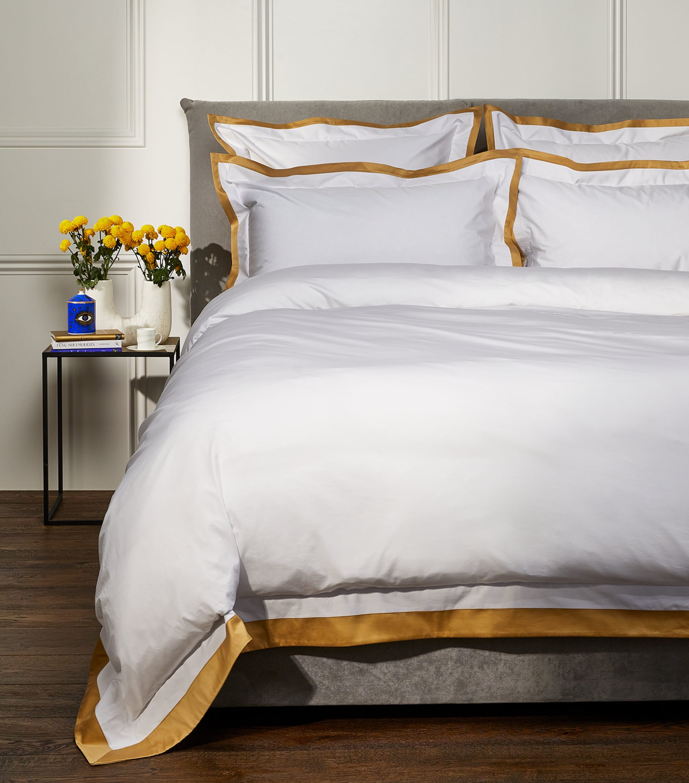 Celso De Lemos Oxford pillowcase with contrasting trims 50x75cm - British product