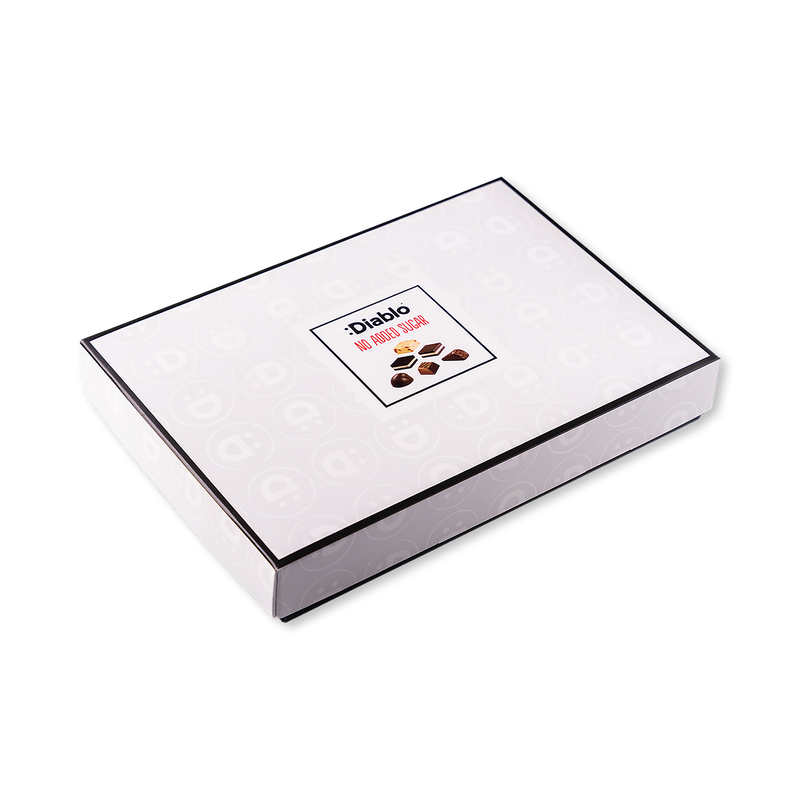 Diablo no added sugar chocolate gift box 142g, UK version