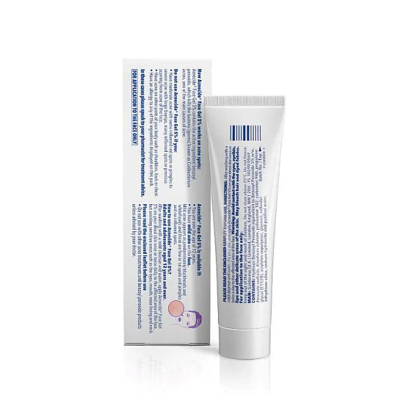 Acnecide Face Gel Spot Treatment Benzoyl Peroxide 15g - British product