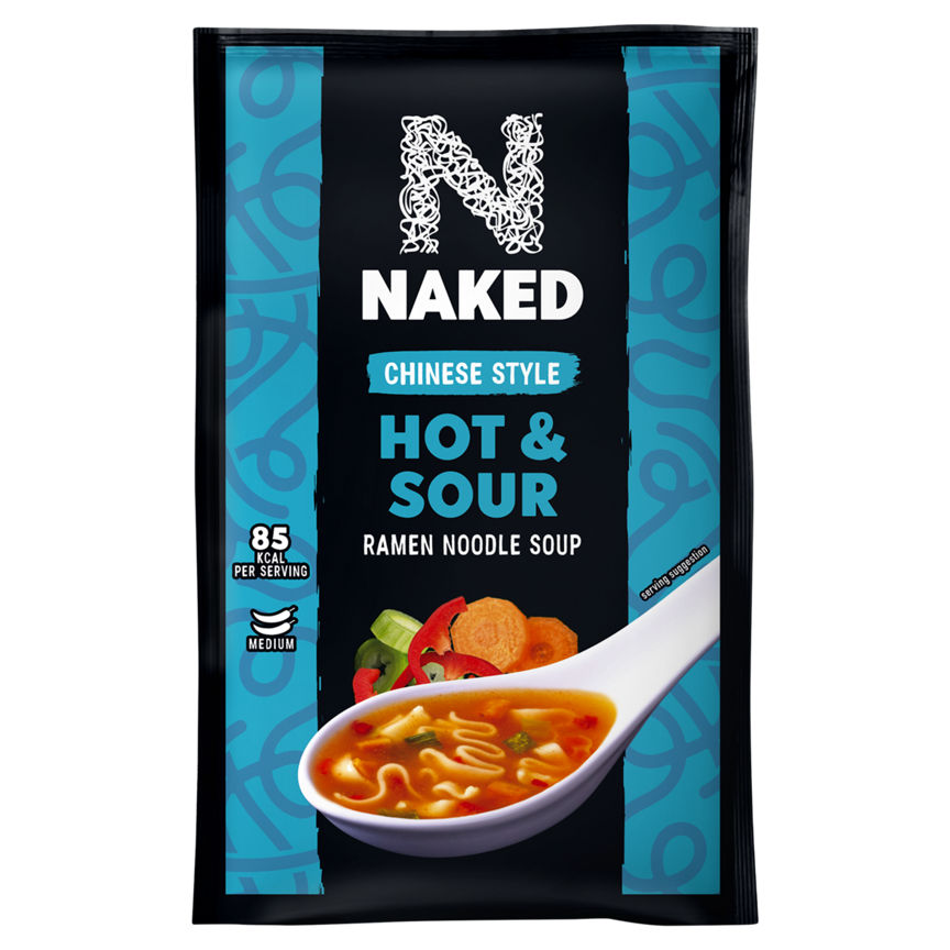 Naked Noodle Ramen Noodles Chinese Hot & Sour Soup GOODS ASDA   