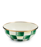 MacKenzie-Childs Emerald Check bowl 15cm, imported from the UK