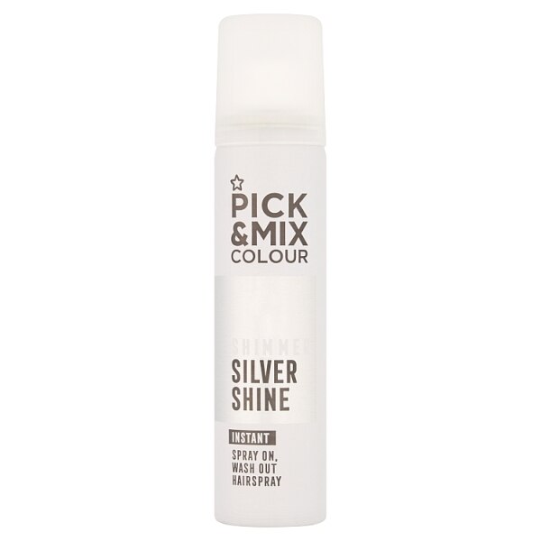 Pick & Mix Colour Hair Spray Silver 75ml GOODS Superdrug   