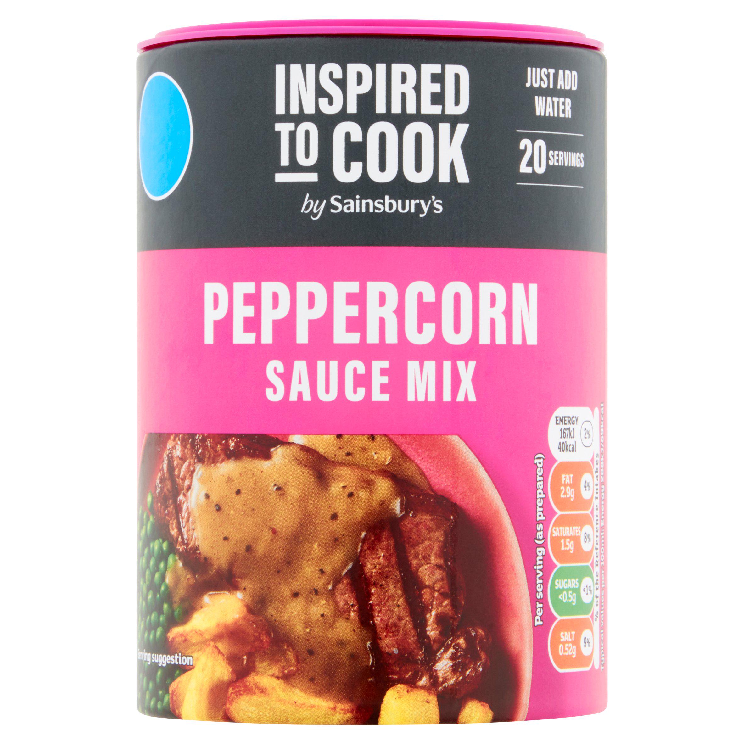 Sainsbury's Peppercorn Sauce Mix, Inspired to Cook 160g GOODS Sainsburys   