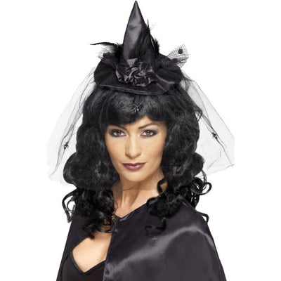 Superdrug Smiffys Witch Hat Mini - Black- Buy online at McGrocer