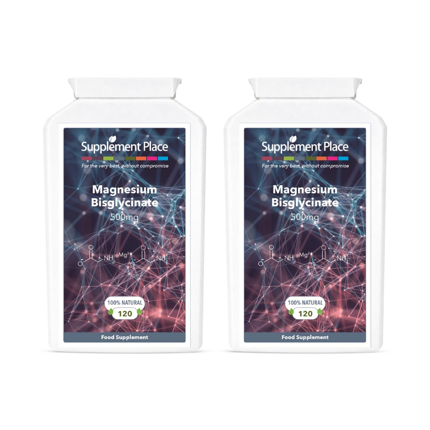 Supplement Place magnesium bisglycinate supplement 500mg 240 capsules, imported from the UK