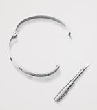 Cartier LOVE bracelet gemstone white gold (British brand)